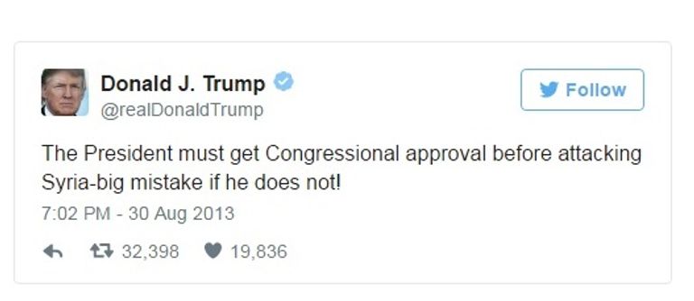 الرئيس الأمريكي دونالد ترامب