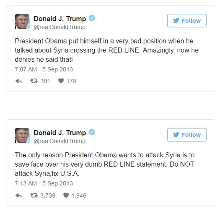 الرئيس الأمريكي دونالد ترامب