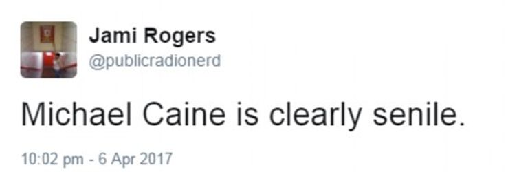 النجم الإنجليزي مايكل كين