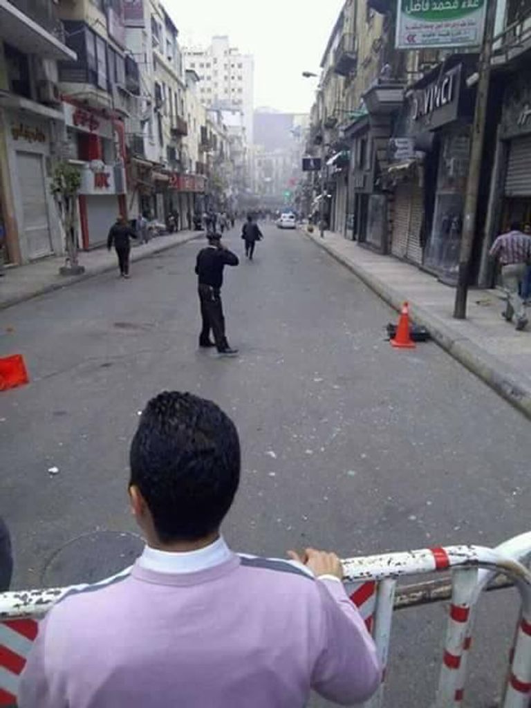 موقع الهجوم على الكنيسة المرقسية بالإسكندرية