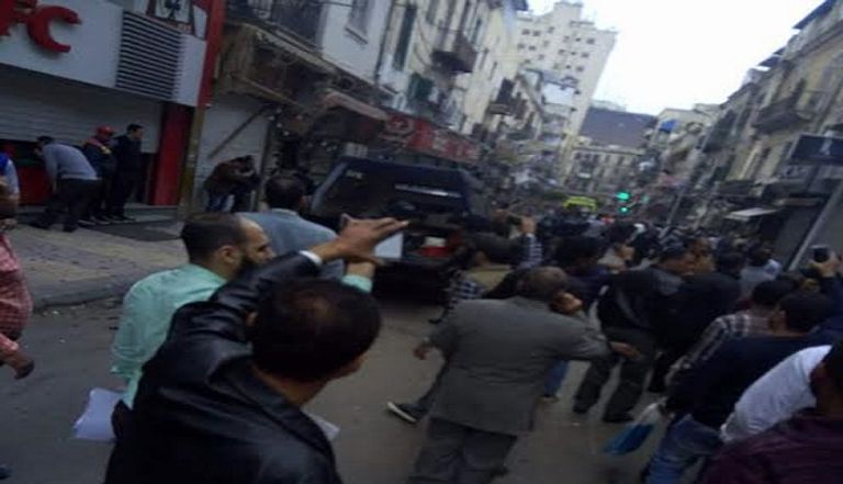 موقع الهجوم على الكنيسة المرقسية بالإسكندرية