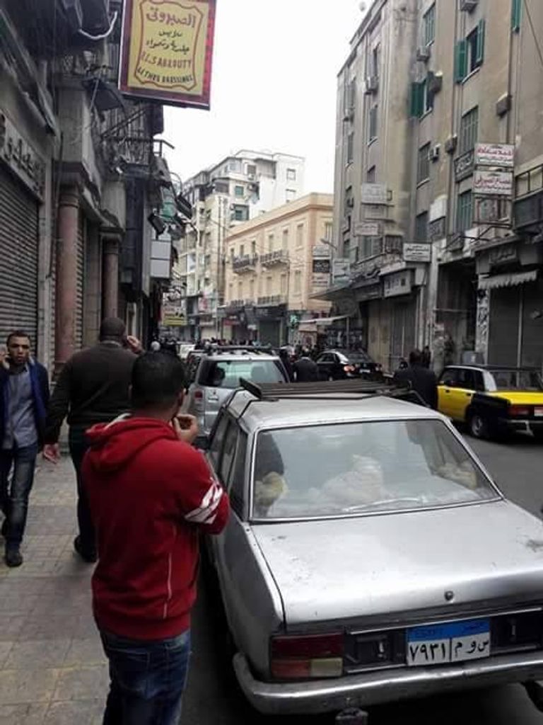 موقع الهجوم على الكنيسة المرقسية بالإسكندرية