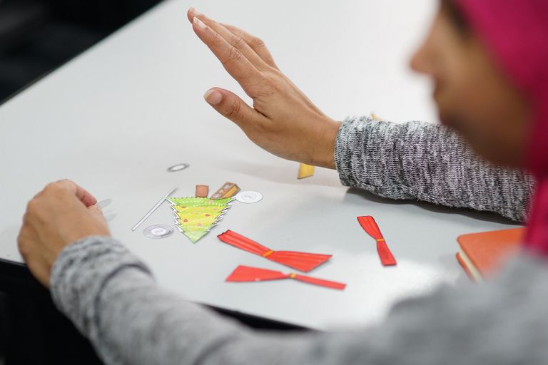 جانب من ورشة عمل "فن"