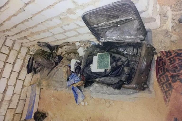 الأسلحة المصادرة مع خلية داعش