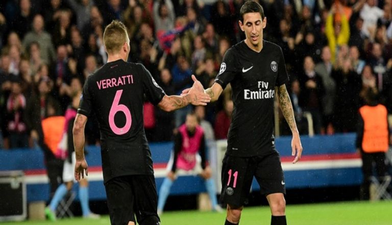 دي ماريا وفيراتي فيراتي وماركينيوس