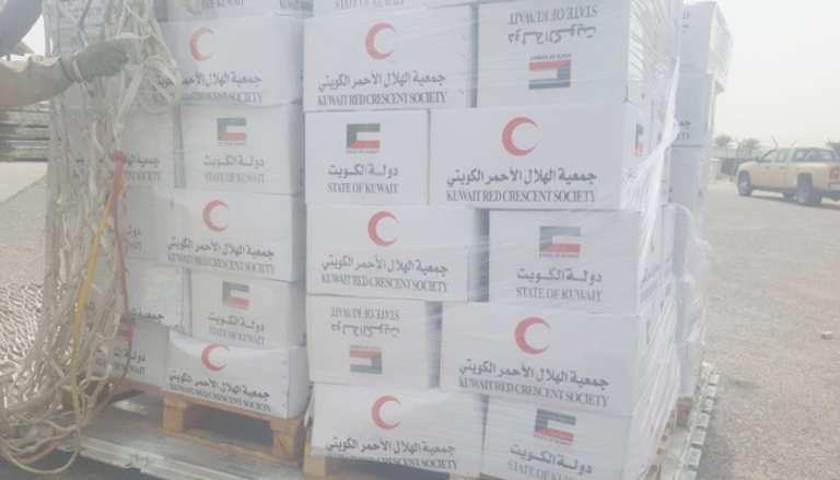 المساعدات الكويتية لليبيا