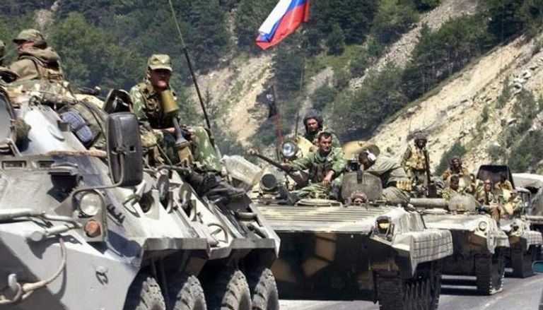 دبابات روسية داخل سوريا