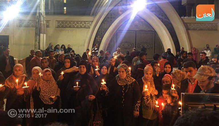 تفجير داخل كنيسة مارجرجس بطنطا