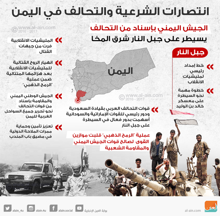 انتصارات الجيش اليمني والتحالف في المخا