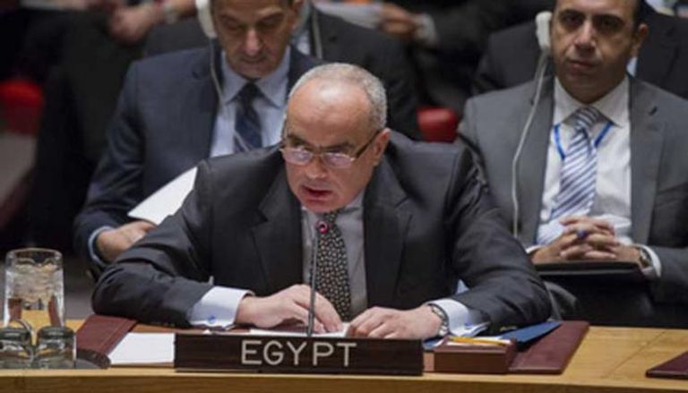 السفير عمرو أبو العطا مندوب مصر لدى الأمم المتحدة