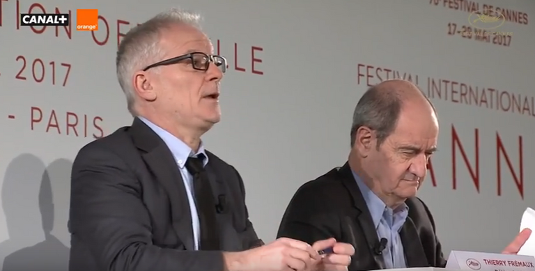 المؤتمر الصحفي لمهرجان كان