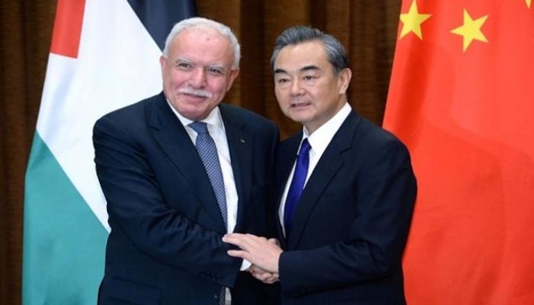 وزيرا الخارجية الفلسطيني والصيني