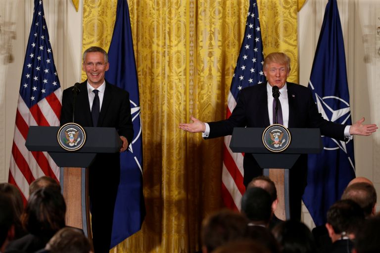 جانب من مؤتمر ترامب وينس