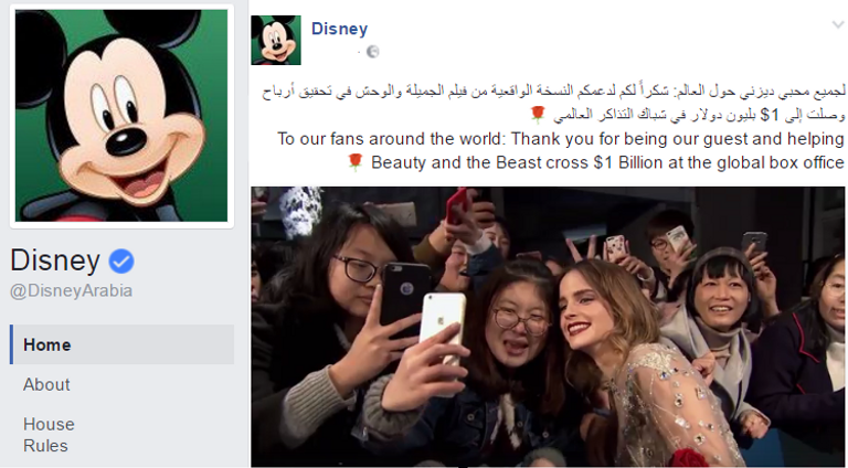 بوستر الجميلة والوحش