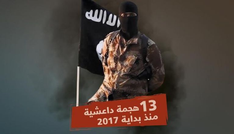 13 هجمة داعشية منذ بداية 2017