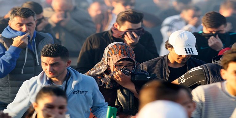 أحداث الشغب في ملعب ليون