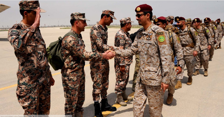 القوات البحرية الأردنية في السعودية