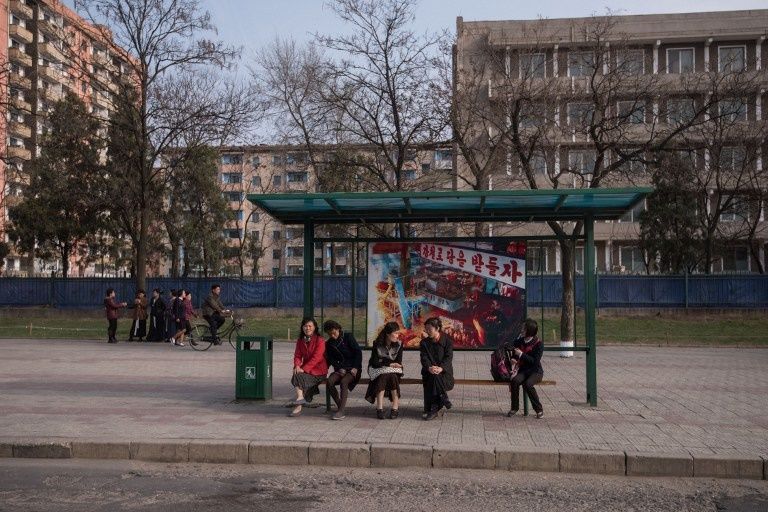 عرض فني في قصر ثقافة الأطفال ببيونج يانج (الفرنسية)