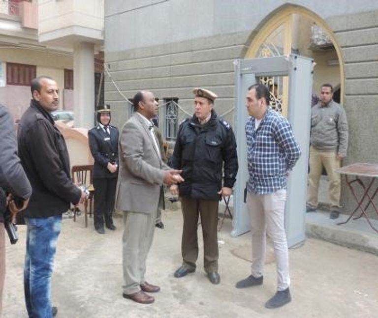 جانب من جولات القيادات الأمنية المصرية