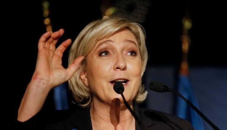 مرشحة اليمين المتطرف بانتخابات الرئاسة الفرنسية مارين لوبان