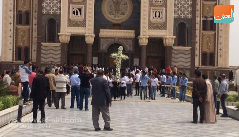 تشييع أحد ضحايا تفجير كنيسة الإسكندرية