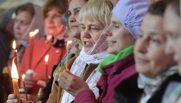 الروس يحتفلون بعيد القيامة