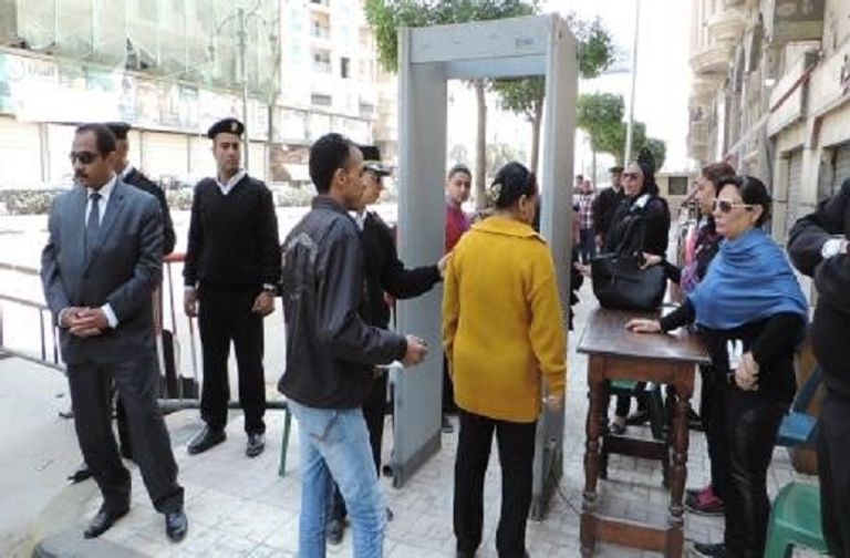 جانب من جولات القيادات الأمنية المصرية