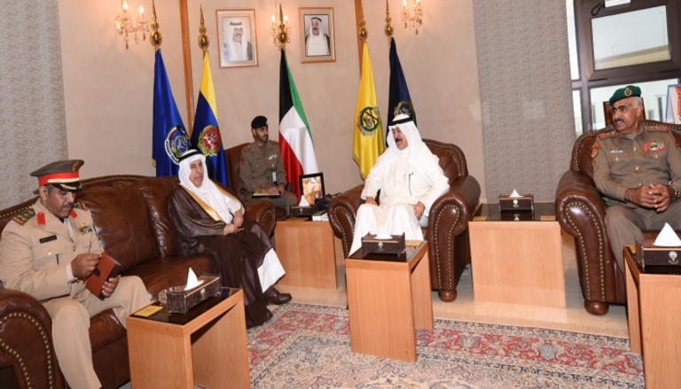 لقاء الشيخ محمد الخالد الحمد الصباح مع السفير السعودي