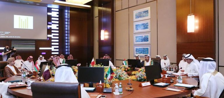 رؤساء الوفود الخليجية في لقطة تذكارية