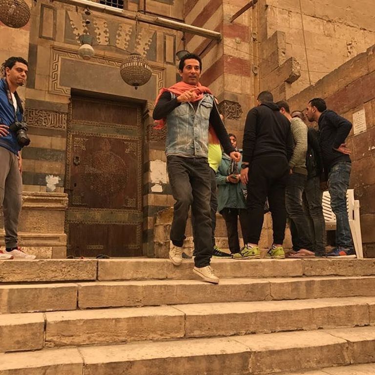 عمرو سعد مع المخرج