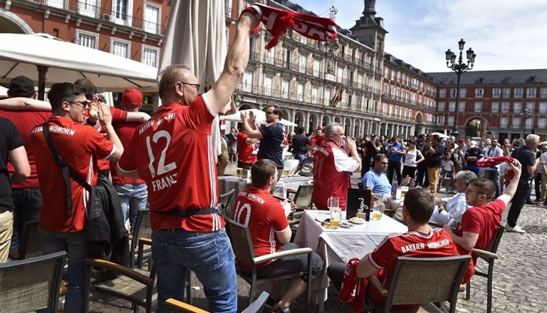 جماهير بايرن ميونيخ في مدريد