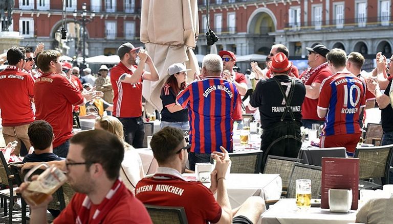 جماهير بايرن ميونيخ في مدريد