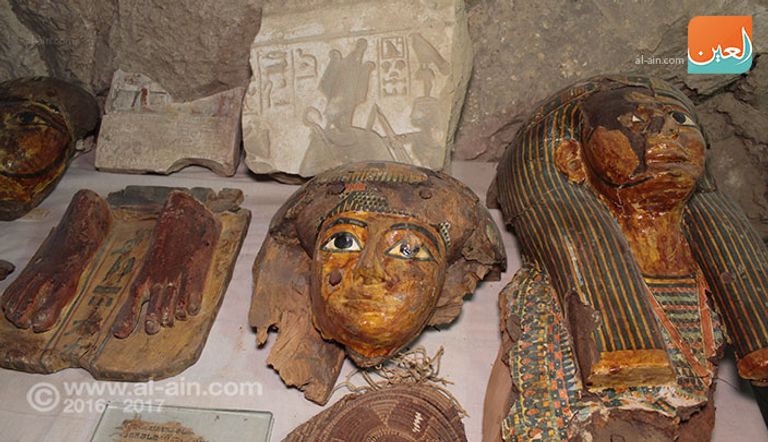 خالد العناني خلال إعلان الكشف الأثري