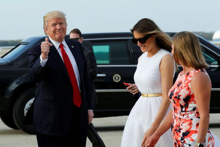 الرئيس دونالد ترامب في احتفالات عيد الفصح