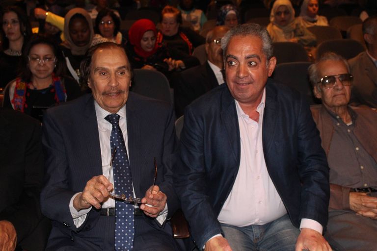 الفنان عزت العلايلي بين الحضور