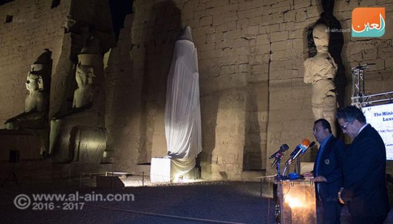 ترميم وإعادة تمثال رمسيس الثاني للأقصر بأياد مصرية
