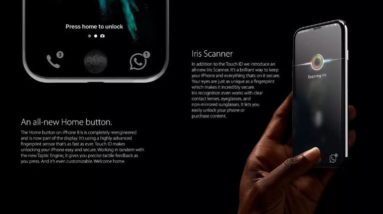 مصمم جرافيك يتصور شكل آيفون 8 بناء على تسريبات