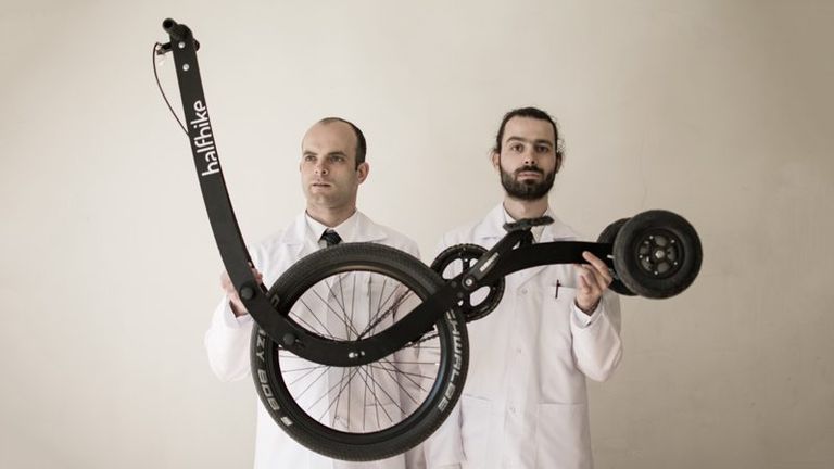 "هاف بايك" دراجة ثلاثية الأبعاد للكبار