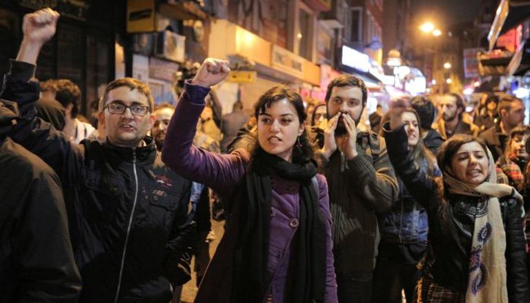 احتجاجات في إسطنبول على نتيجة الاستفتاء