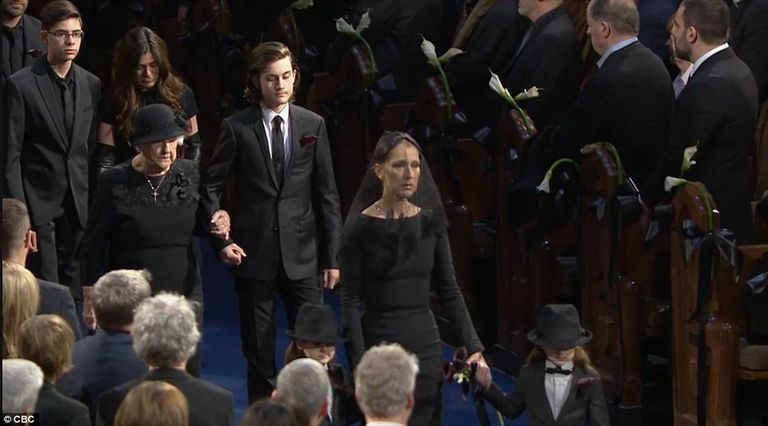 سيلين مع زوجها الراحل