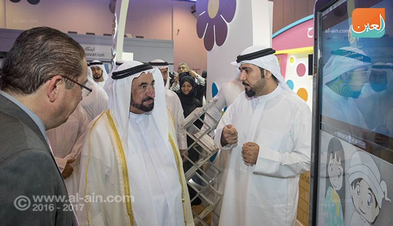 جانب من افتتاح مهرجان الشارقة القرائي للطفل