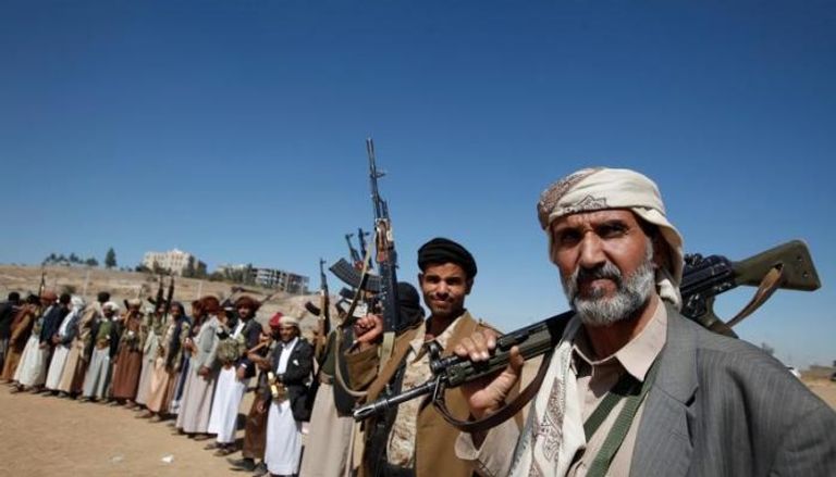 رجال قبائل موالون للحوثيين - أرشيفية