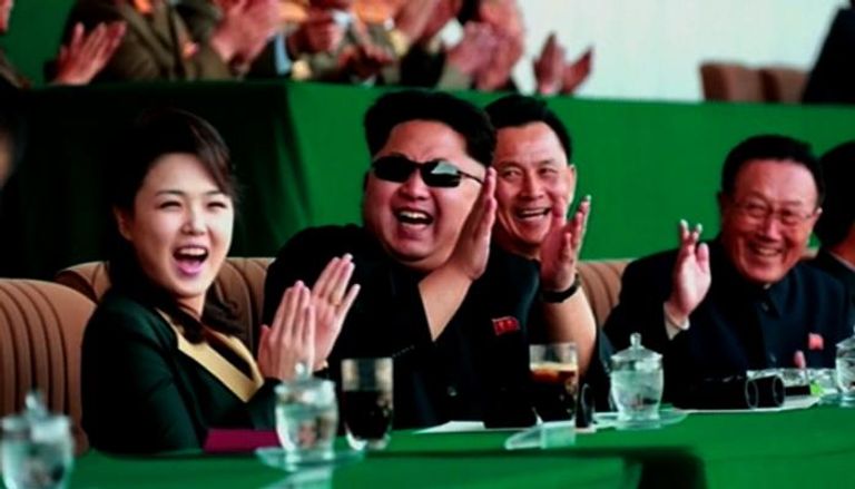 زعيم كوريا الشمالية مستمتعا بوقته (يونهاب)