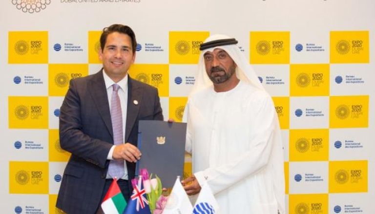 اتفاق بين الإمارات و نيوزيلندا على مشاركة في إكسبو 2020