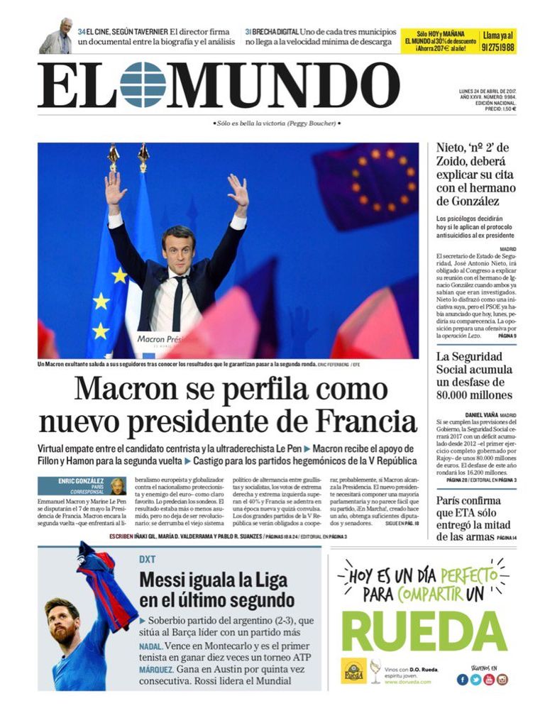 عناوين الصحف العالمية