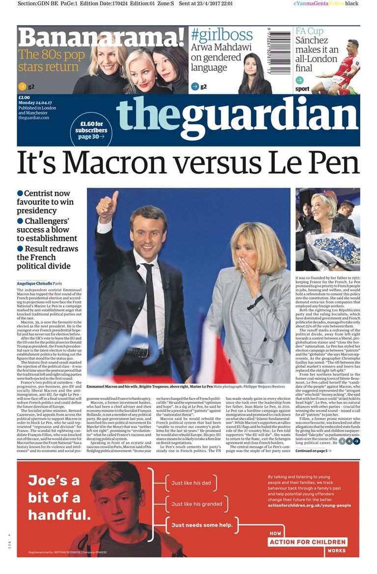 عناوين الصحف العالمية