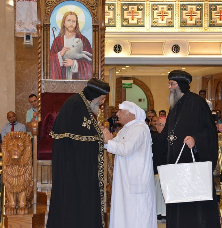 أمير الكويت والبابا تواضروس