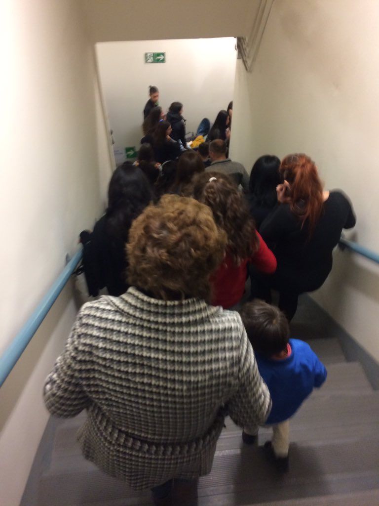 صورة من العاصمة التشيلية وقت الزلزال