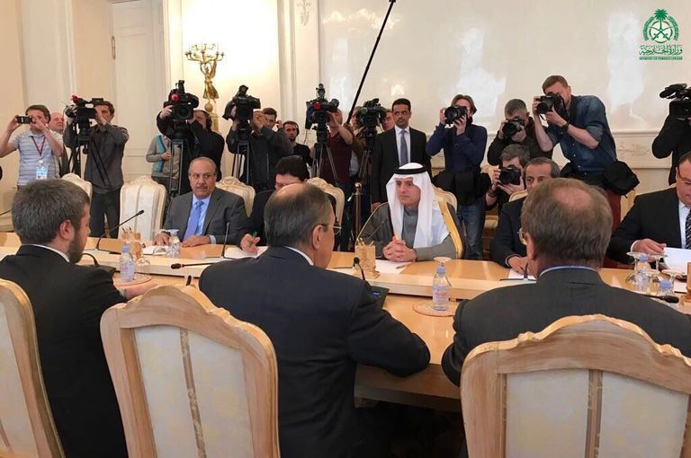 الجبير ولافروف في موسكو