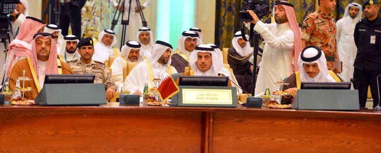 صورة تذكارية لوزراء الداخلية والدفاع والخارجية بدول المجلس